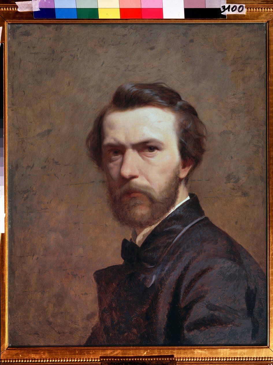 „Autoportret” Malarz de Fiodor Andreevich Bronnikov (1827-1902) 1860-1870 Dym. 61x48 km Państwowa Galeria Tretiakowska Moskwa autorstwa Fedor Andreevich Bronnikov