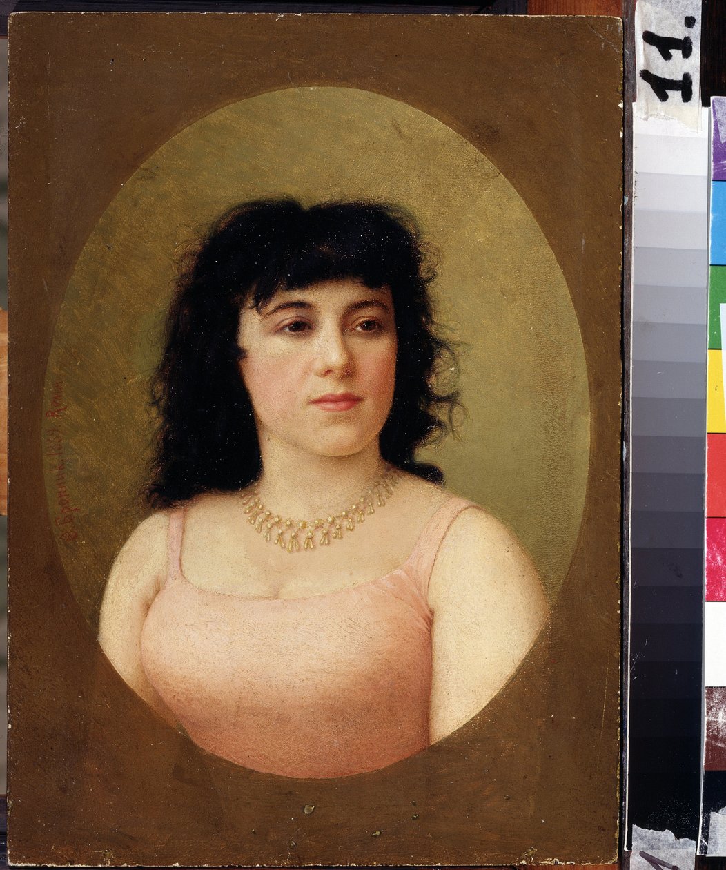 „Portret włoskiej baletnicy Virginii Zucchi (1849-1930)” Obraz Fiodora Andreyevicha Bronnikova (1827-1902) 1889 Muzeum Sztuki Tuganowa Północnej Osetii, Władykaukaz autorstwa Fedor Andreevich Bronnikov