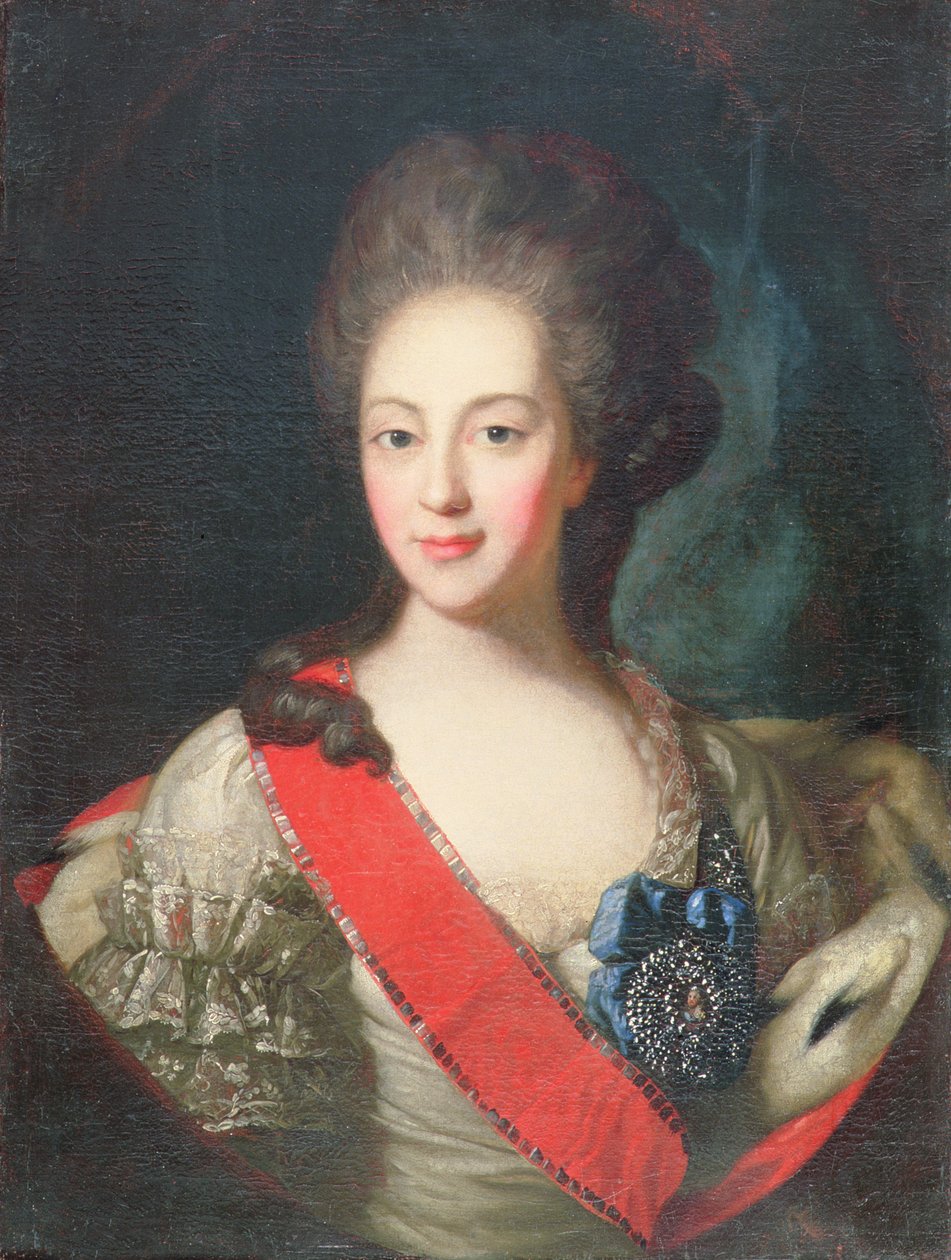 Portret hrabiny Jekateriny Orłowej (1758-81) autorstwa Fedor Stepanovich Rokotov