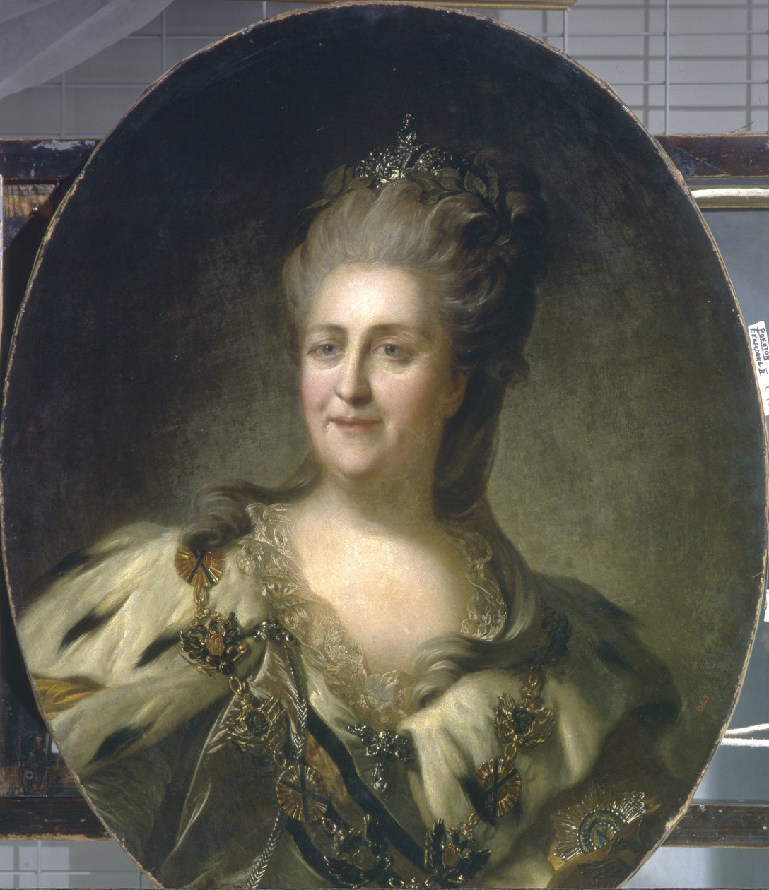 Portret cesarzowej Katarzyny II 1729-1796, 1779 autorstwa Fedor Stepanovich Rokotov