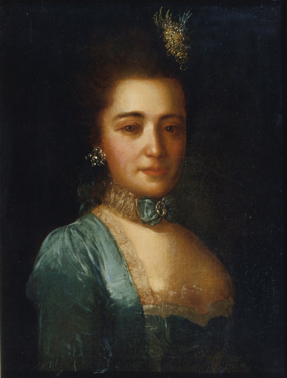 Portret księżniczki Praskovi Iwanowny Golicyna autorstwa Fedor Stepanovich Rokotov