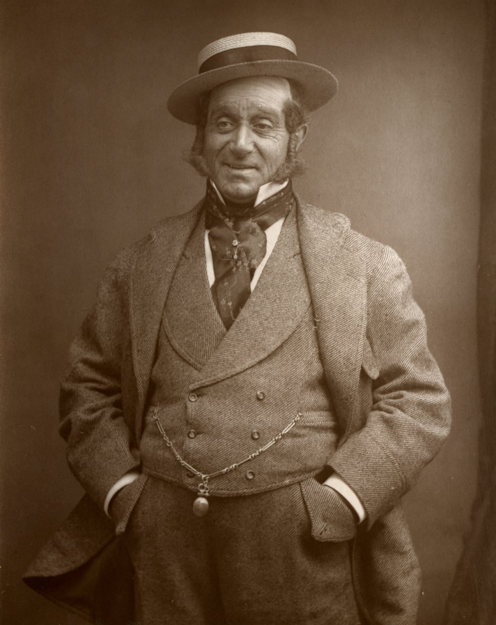 David James, brytyjski aktor, 1884 autorstwa Fehrenbach