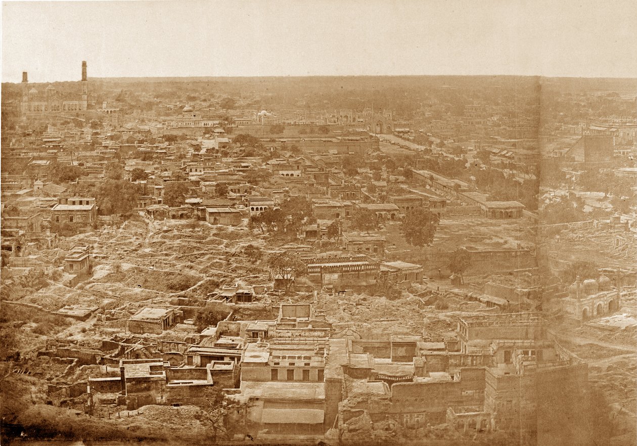 Panorama MachiBoran, Lucknow autorstwa Felice Beato