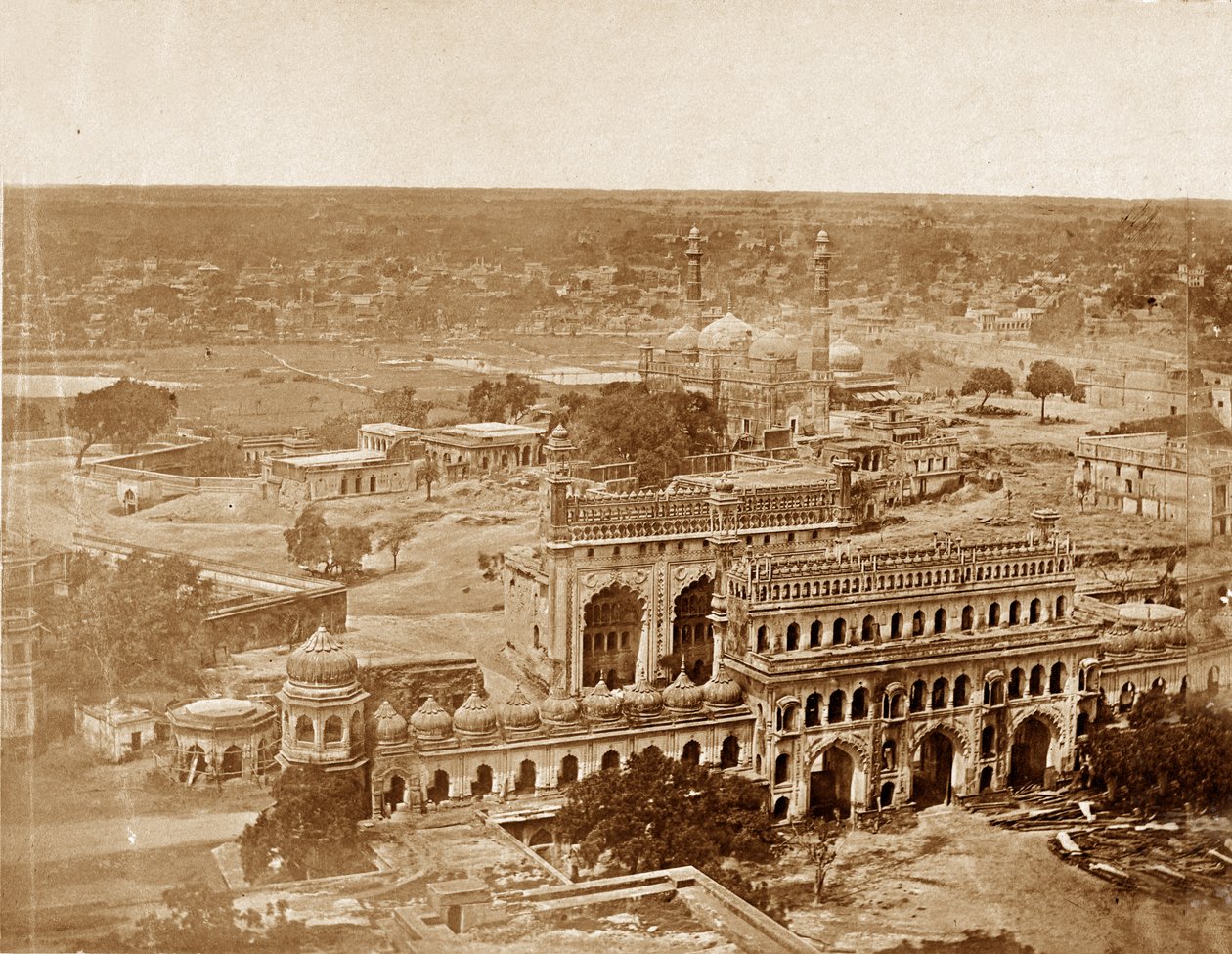 Panorama MachiBoran, Lucknow autorstwa Felice Beato