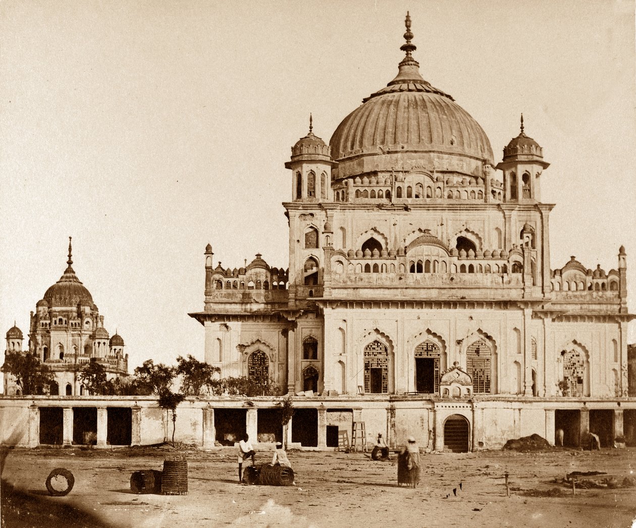 Mały Meczet w Kaiserbagh, Lucknow autorstwa Felice Beato