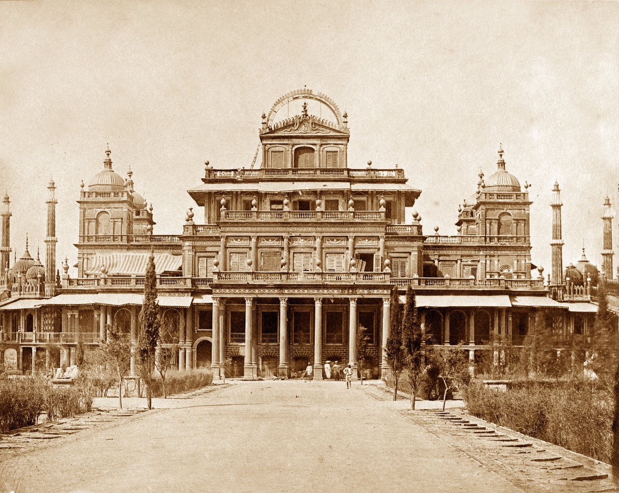 Pałac Królewski w Kaiser Bagh, Lucknow autorstwa Felice Beato