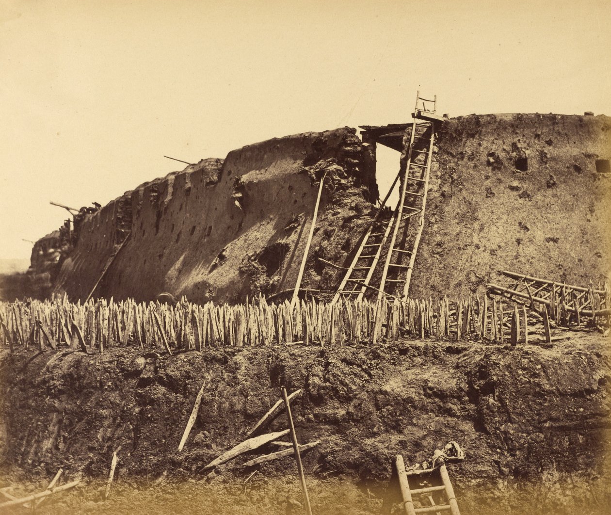 Kąt, pod którym wkroczyli Francuzi, 21 sierpnia 1860 r. autorstwa Felice Beato