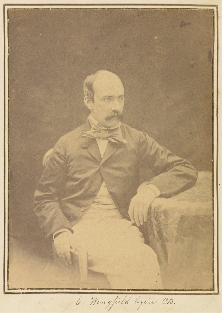 C. Wingfield, Esquire, C.B. autorstwa Felice Beato