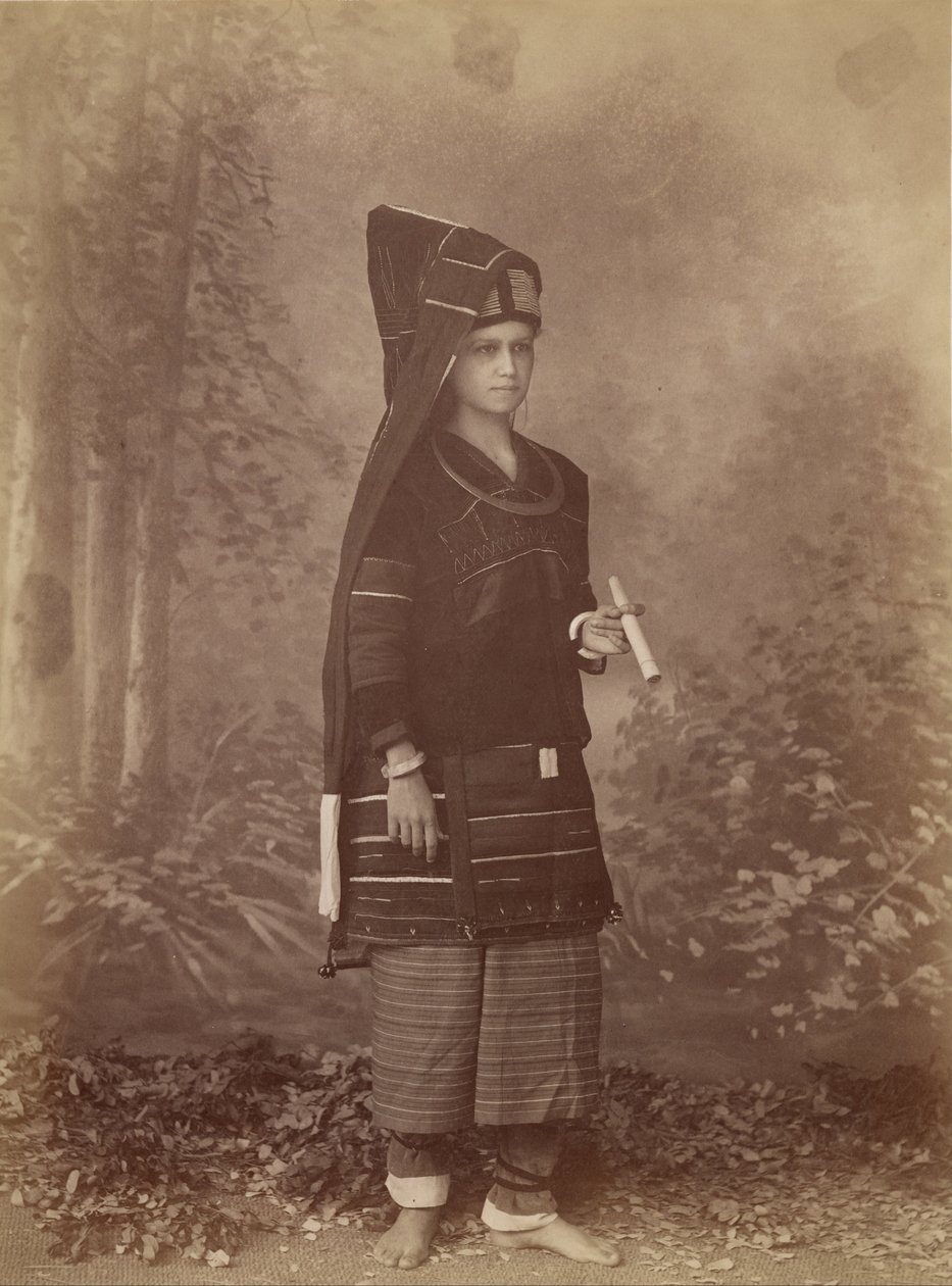 Kobieta z Palaung autorstwa Felice Beato
