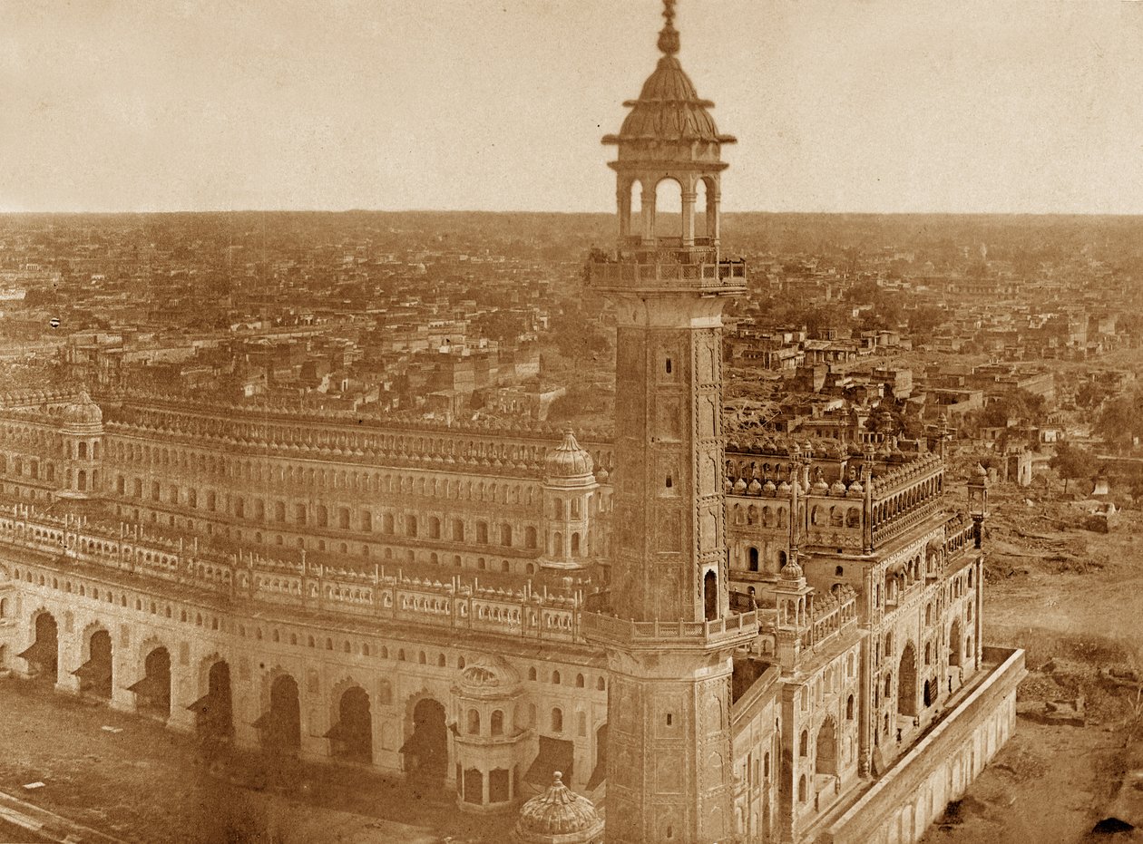 Panorama MachiBoran, Lucknow autorstwa Felice Beato