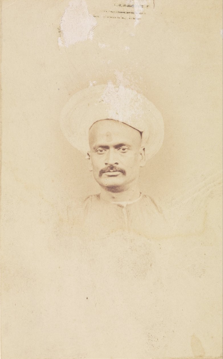 Sir Dinkar Rao, Naczelny Minister Maharadży Gwalior autorstwa Felice Beato