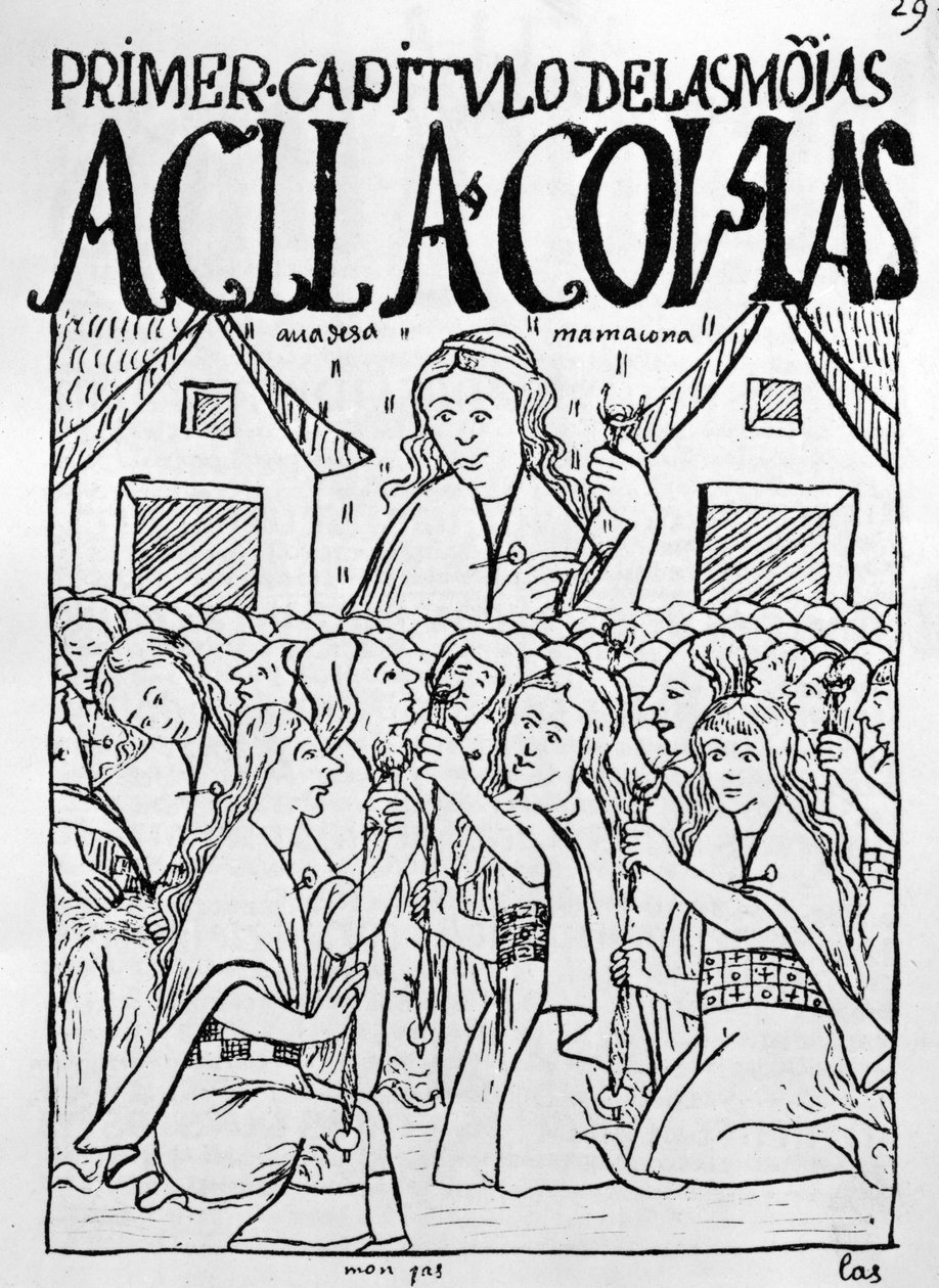 Wybrane Dziewice autorstwa Felipe Huaman Poma de Ayala