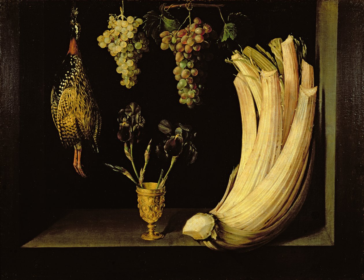 Martwa natura, 1628 autorstwa Felipe Ramirez