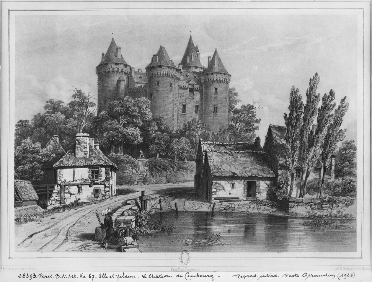 Zamek Combourg (patrz także 382414) autorstwa Felix Benoist