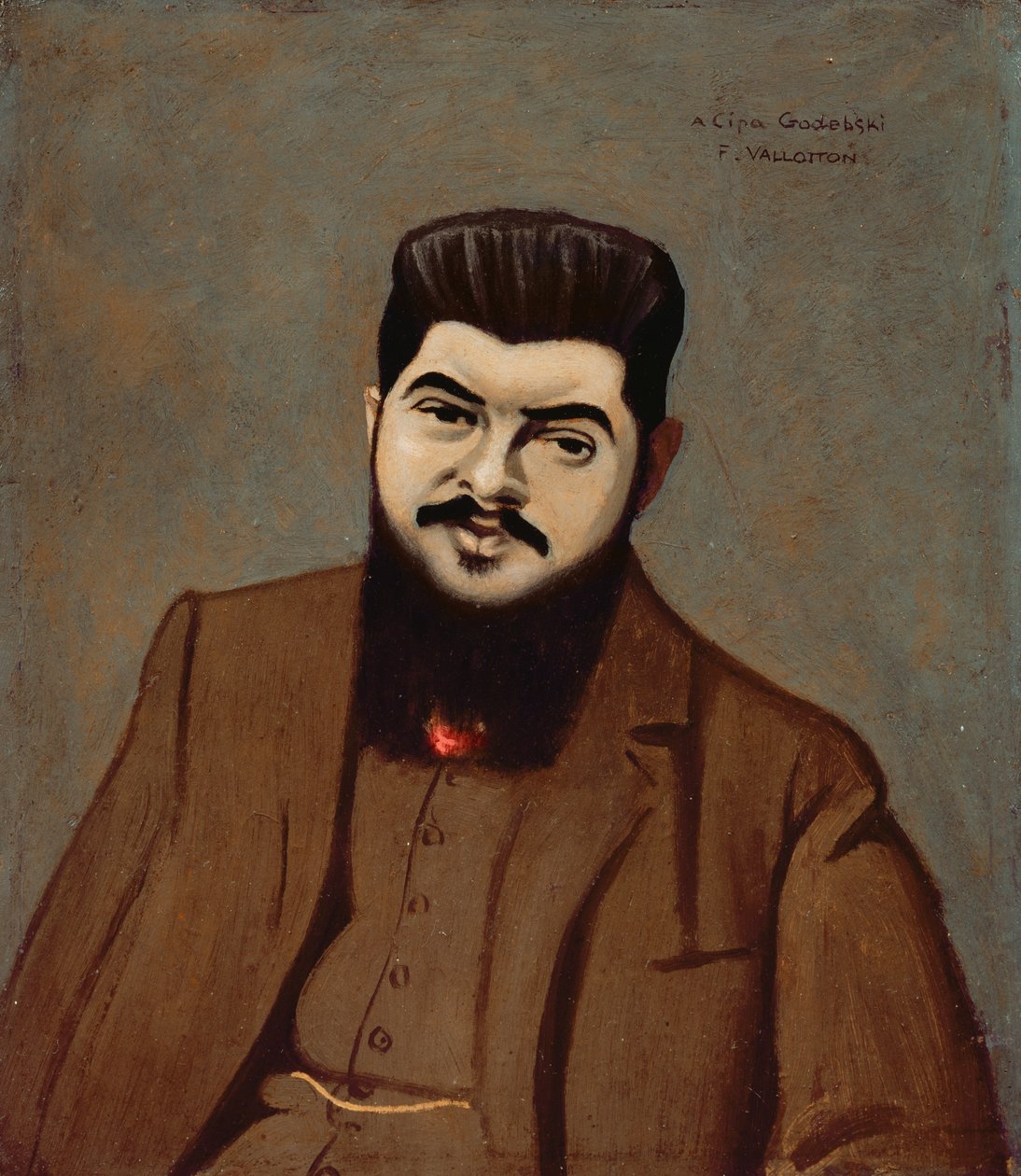 Cipa Godebski, 1902 autorstwa Felix Edouard Vallotton