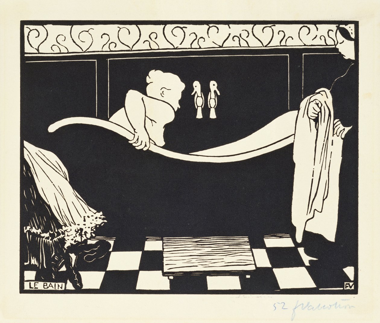 Łaźnia, 1894 autorstwa Felix Edouard Vallotton