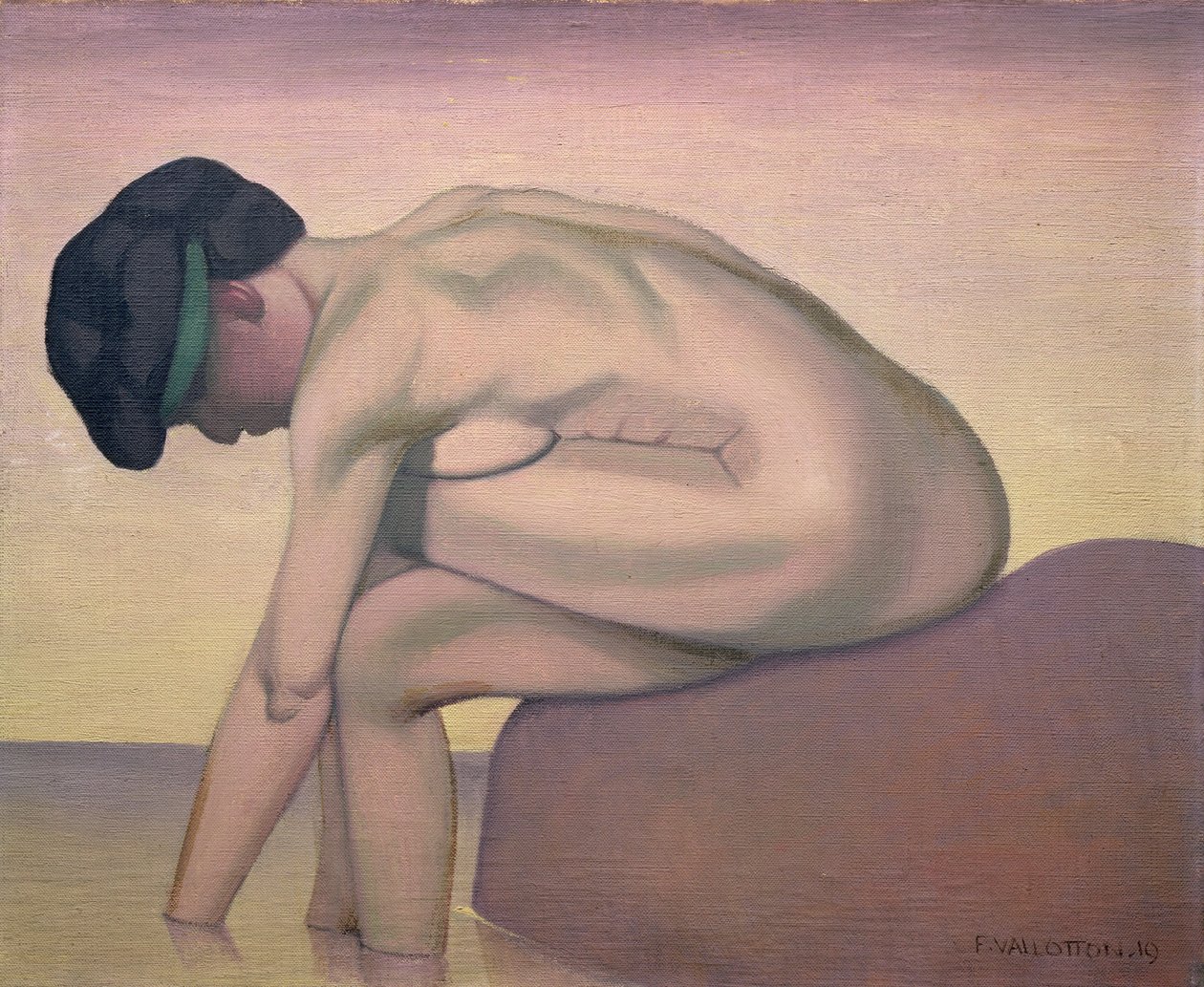 Kąpiący się, 1919 autorstwa Felix Edouard Vallotton