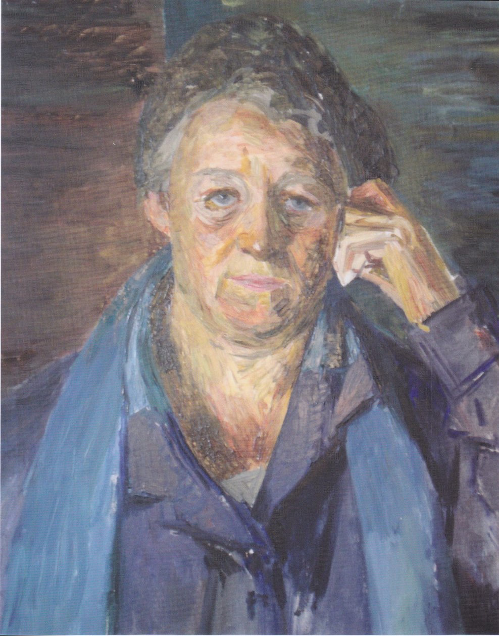 Portret starej kobiety Hermine Ilming autorstwa Felix Esterl