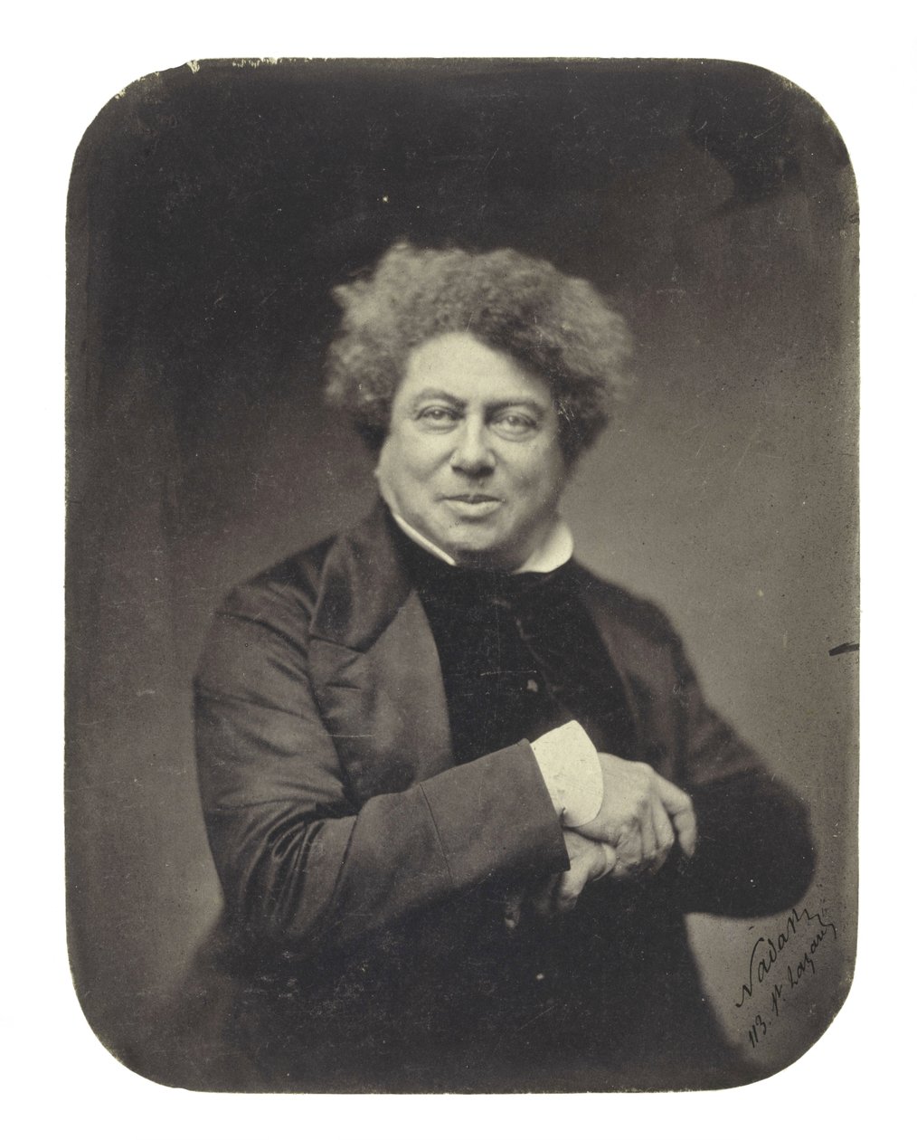 Ojciec Aleksandra Dumasa (1802-1870) autorstwa Nadar
