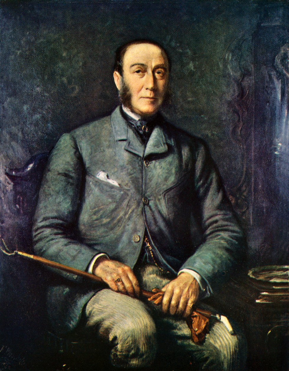James Roosevelt - portret autorstwa Felix Stone after Moscheles