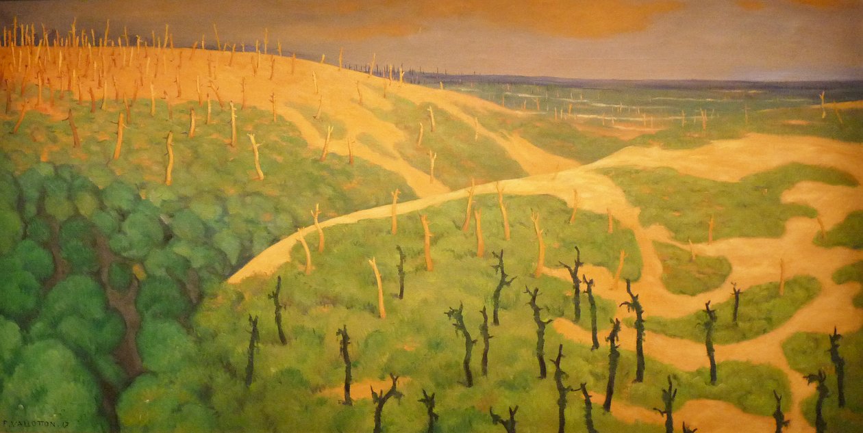 Bois de la Gruerie i wąwóz Meurissonsn autorstwa Felix Edouard Vallotton