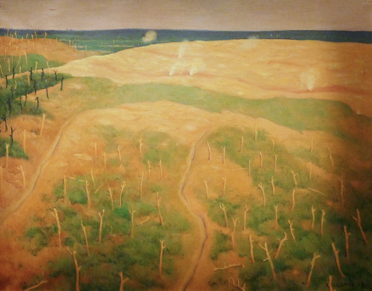 Niemieckie strzelanie drutem, region Bolenten autorstwa Felix Edouard Vallotton