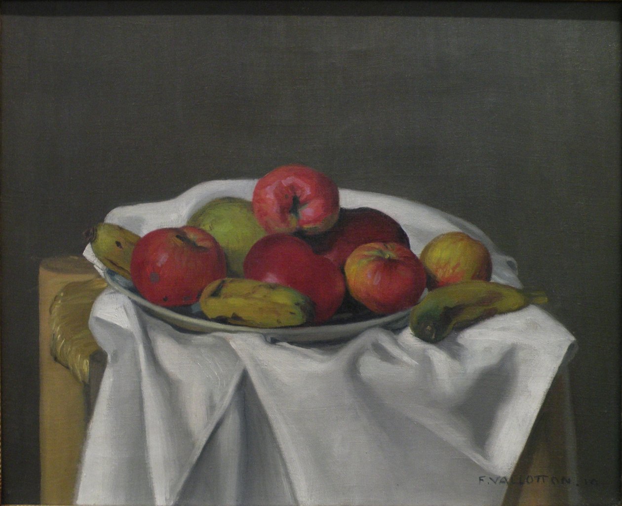 Martwa natura z jabłkami autorstwa Felix Edouard Vallotton