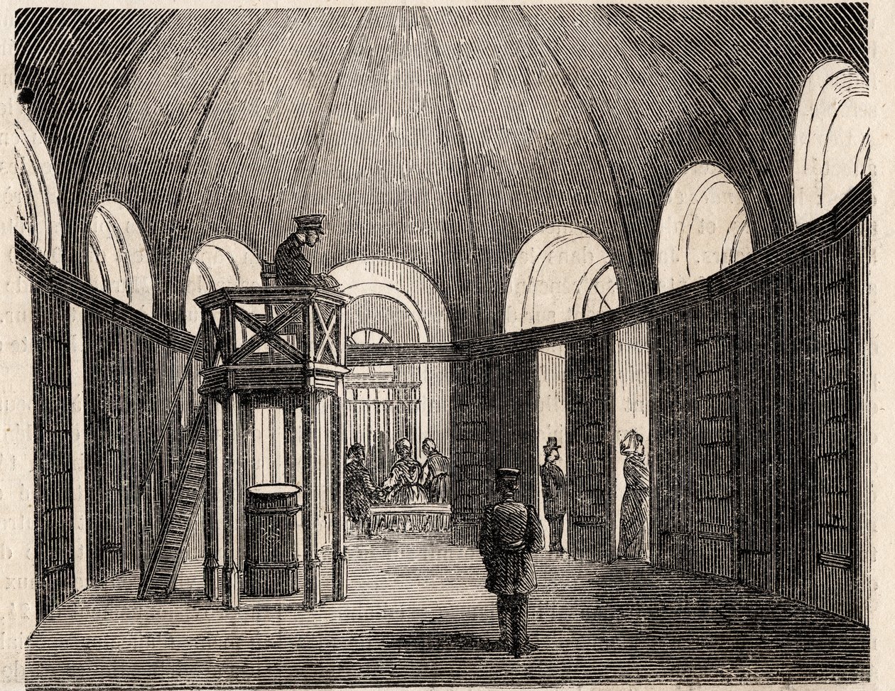 Paryż – Więzienie Petite Roquette (więzienie dla kobiet i młodzieży) – autorstwa Felix (after) Thorigny