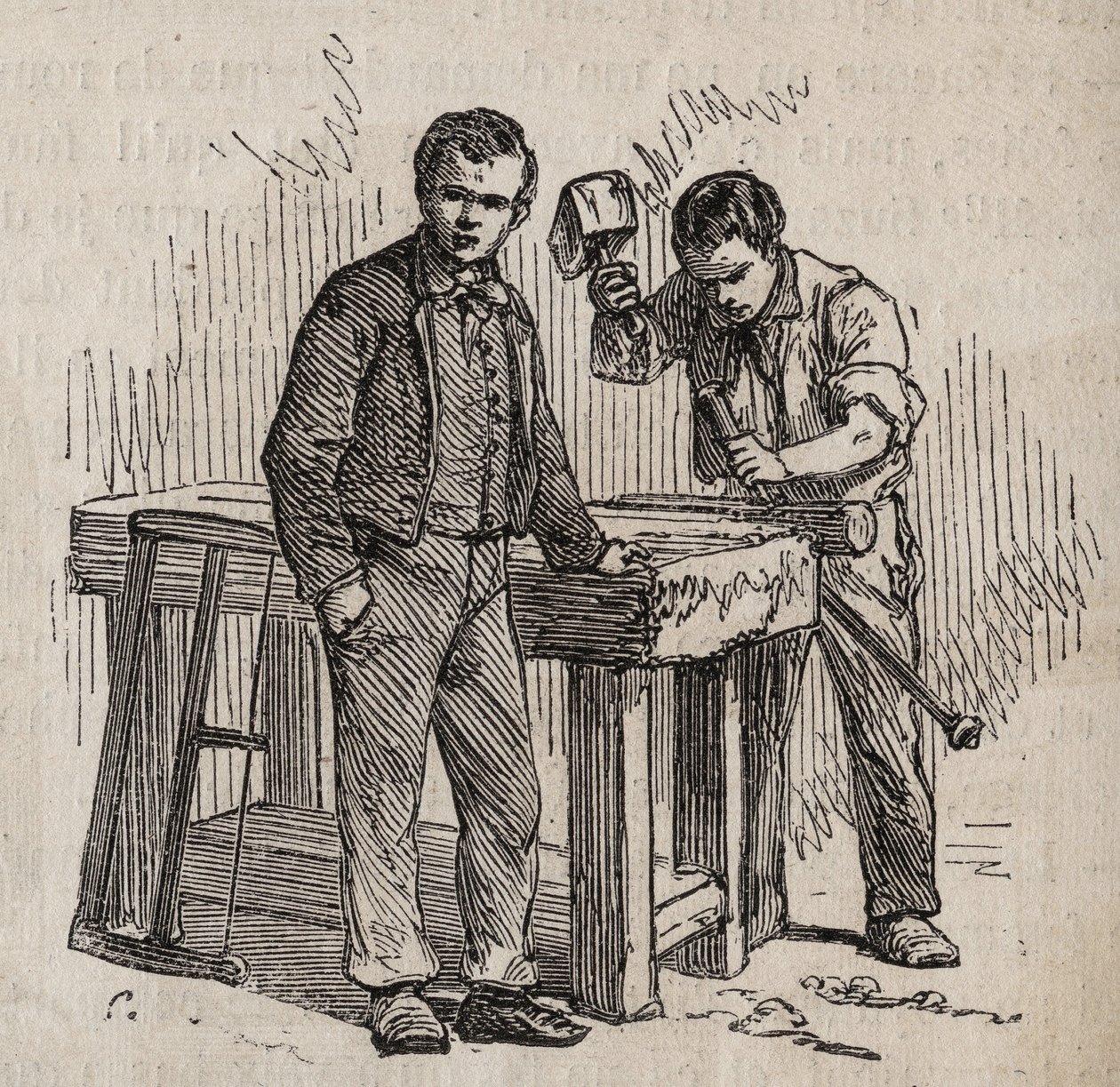 Paryż – Więzienie Petite Roquette (więzienie dla kobiet i młodzieży) – autorstwa Felix (after) Thorigny