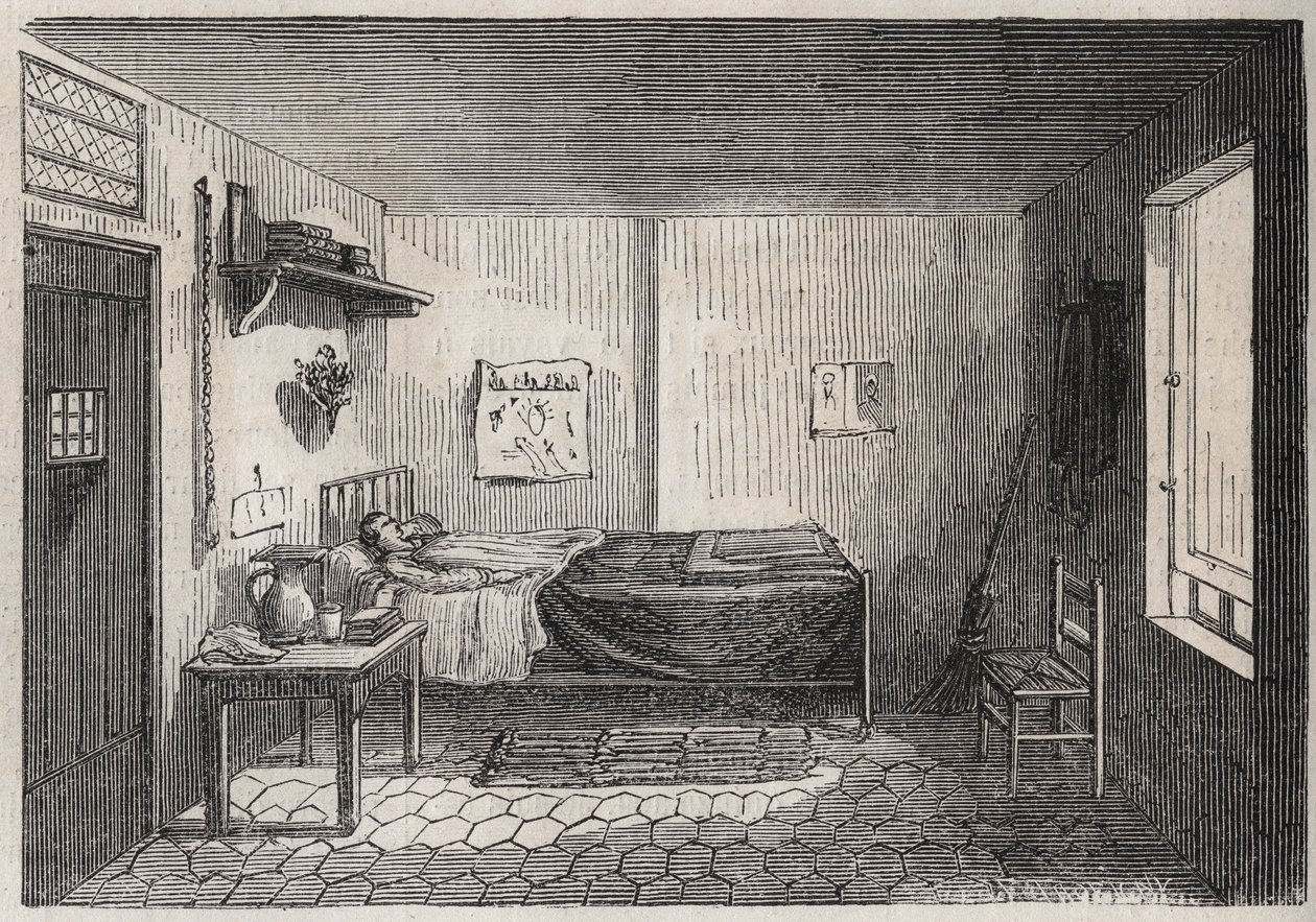Paryż – Więzienie Petite Roquette (więzienie dla kobiet i młodzieży) – autorstwa Felix (after) Thorigny
