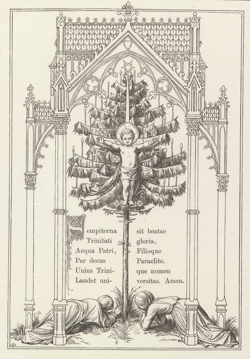 świąteczny sen Korowód, 1867. autorstwa Felix A. Joerdens