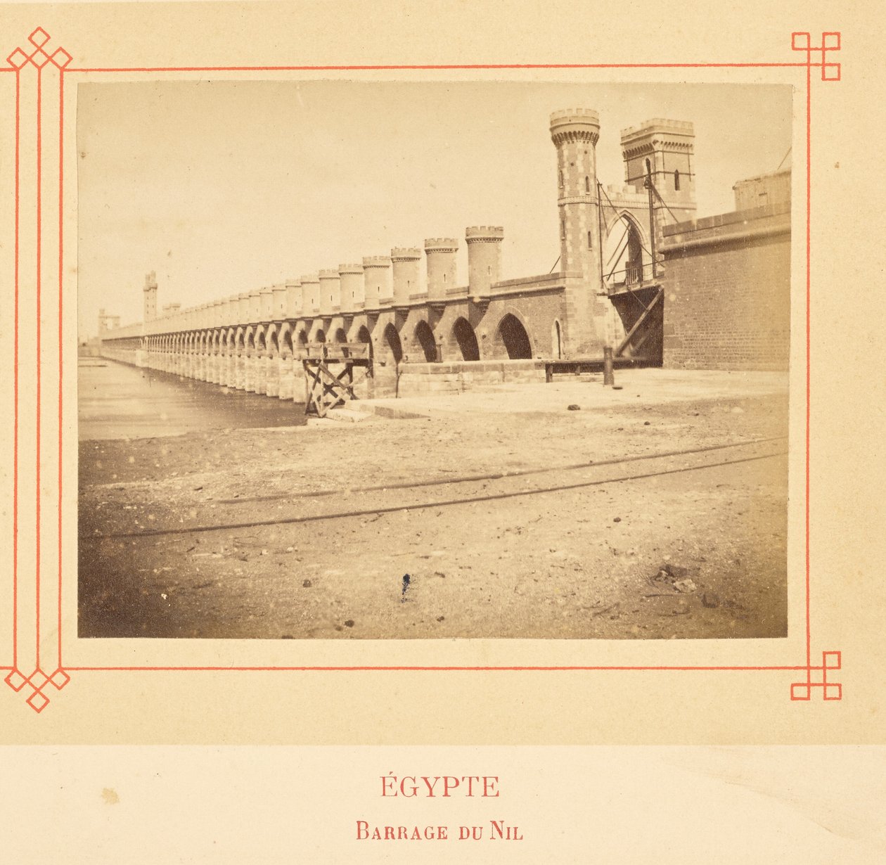 Tama na Nilu autorstwa Félix Bonfils