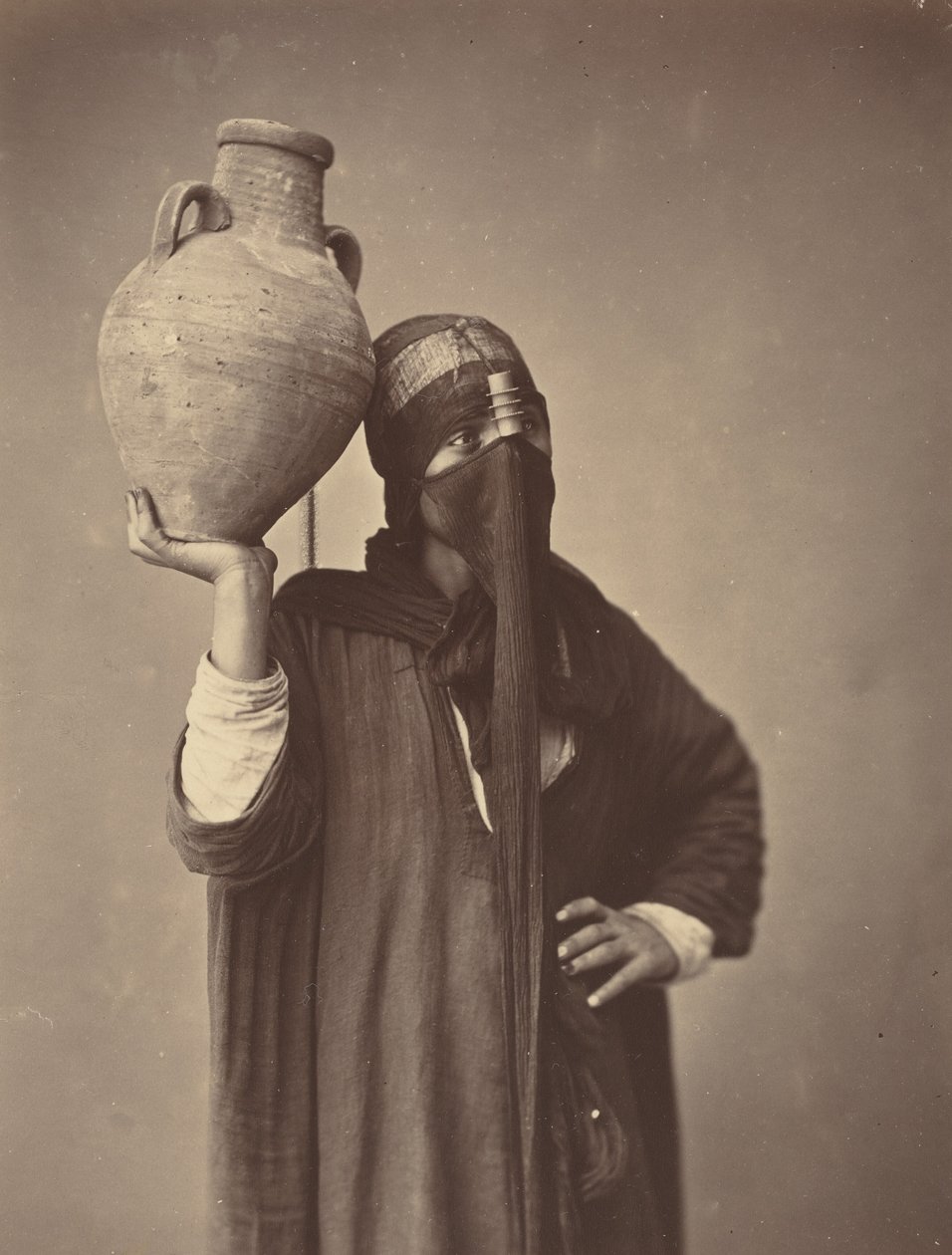 Przewoźnik wodny w Kairze, ok. 1870 r. (zdjęcie) autorstwa Félix Bonfils