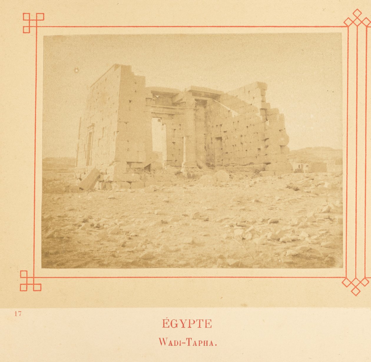 Wadi-Tapha. autorstwa Félix Bonfils