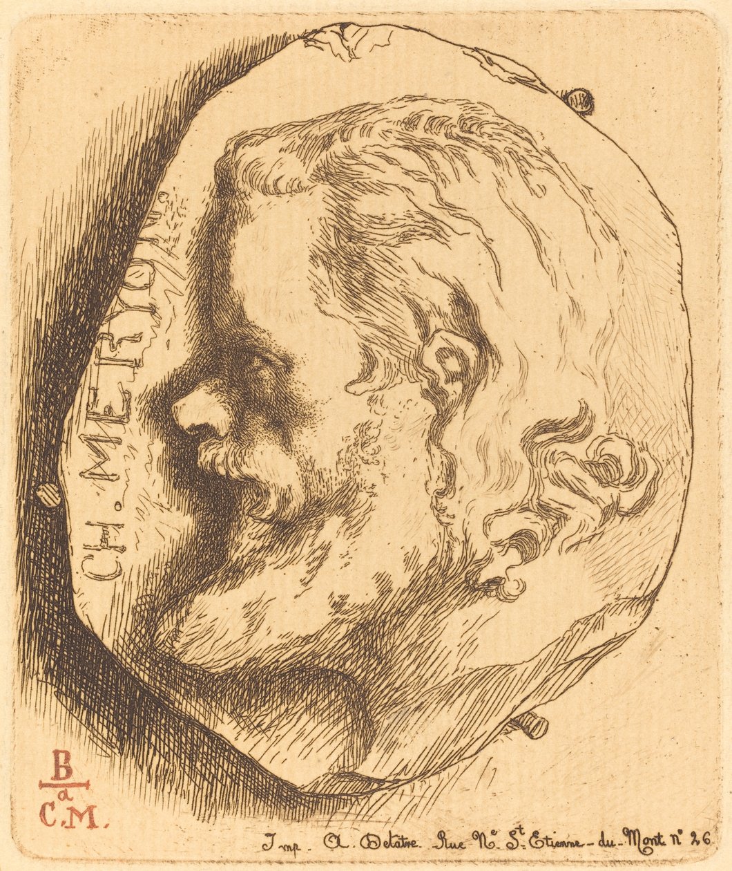 Karola Meryona autorstwa Felix Bracquemond