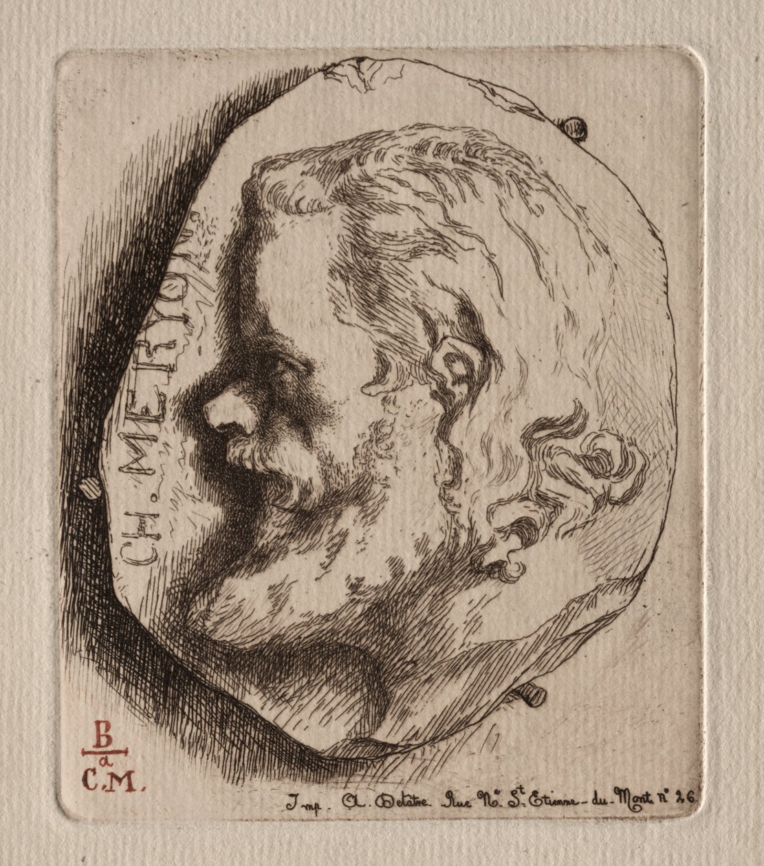 Karola Meryona autorstwa Felix Bracquemond