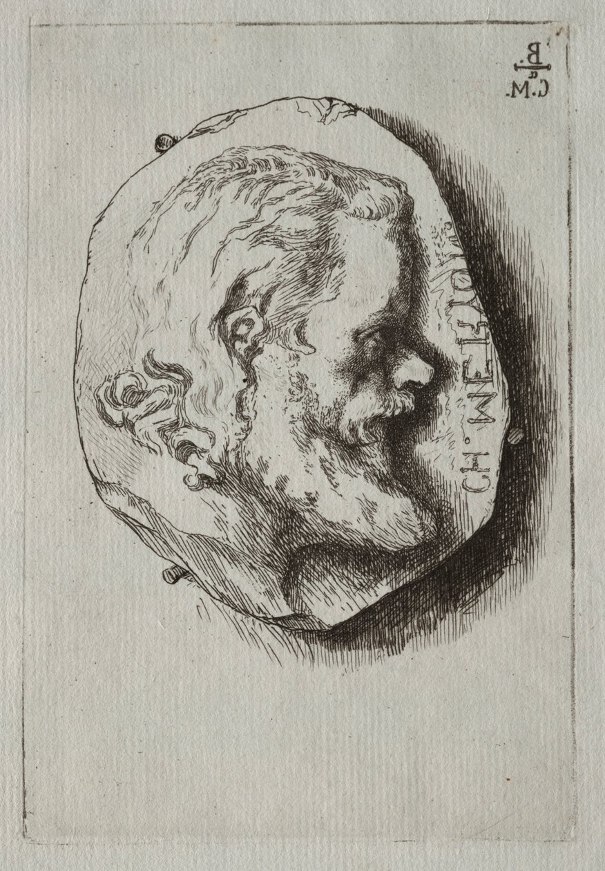 Karol Meryon, 1854. autorstwa Felix Bracquemond