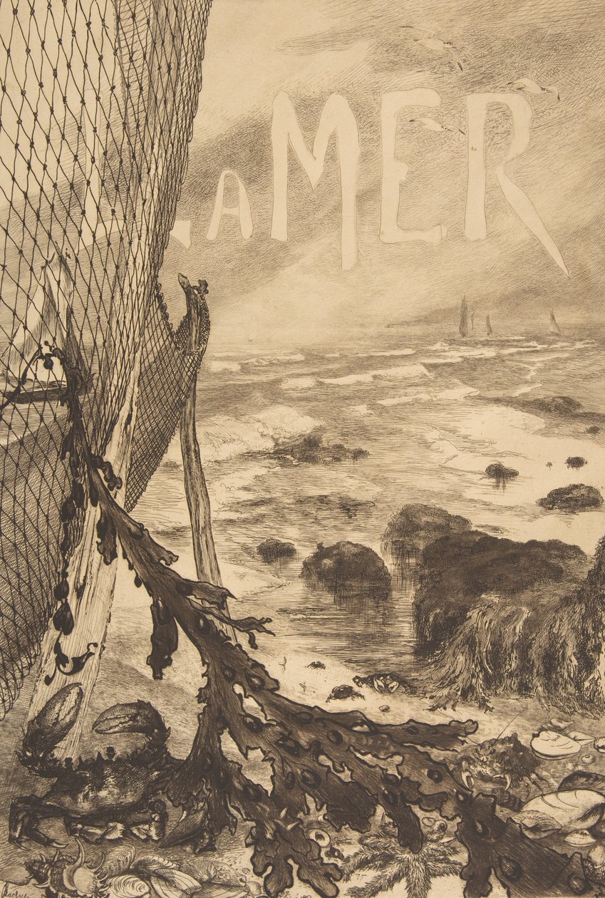 Morze, 1850-1914. autorstwa Felix Bracquemond