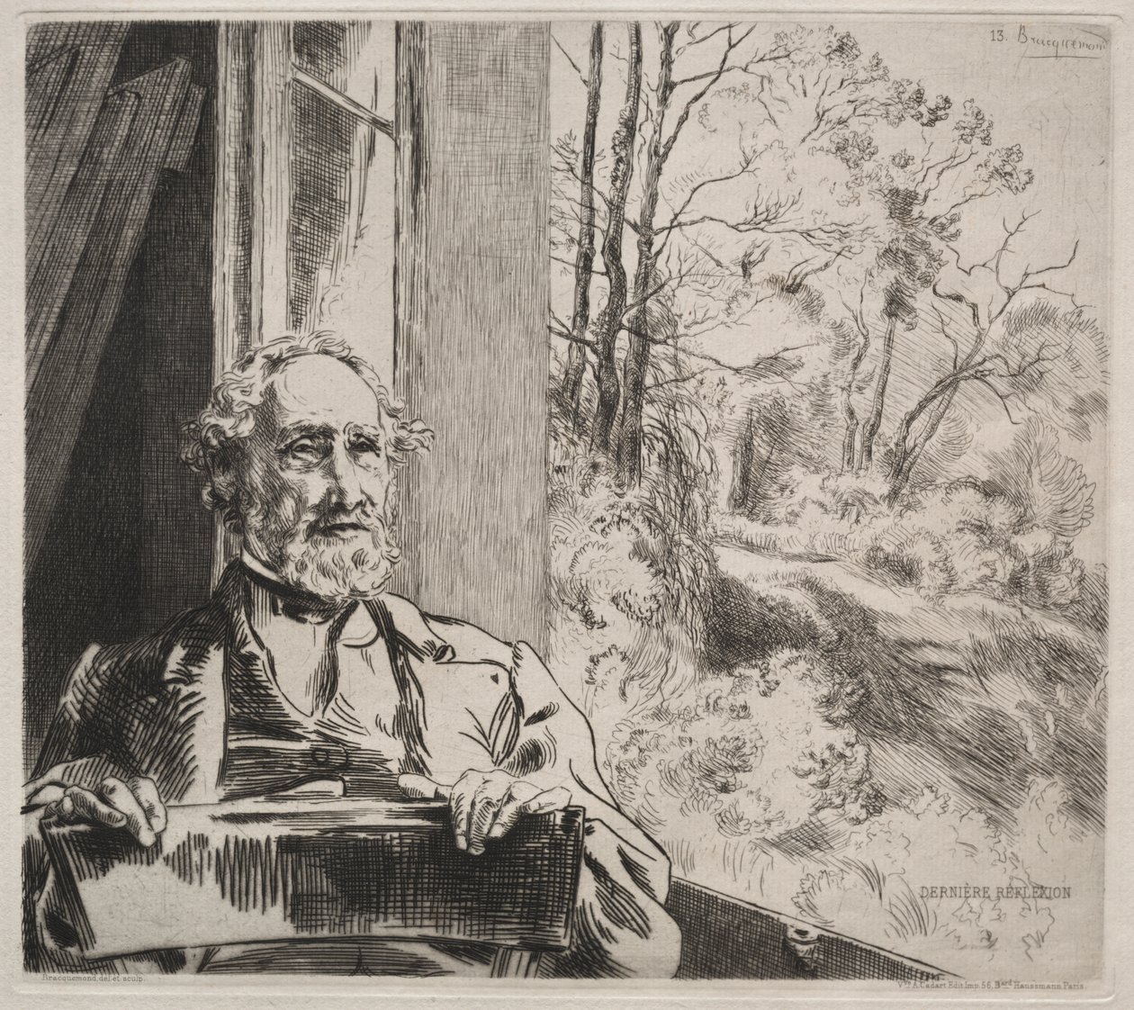 Meyer-Heine autorstwa Felix Bracquemond