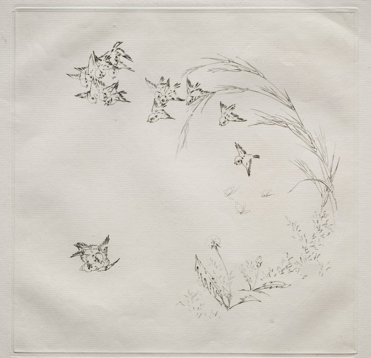 Serwis paryski Serwis Haviland: Walka nr. 2, 1875. autorstwa Felix Bracquemond