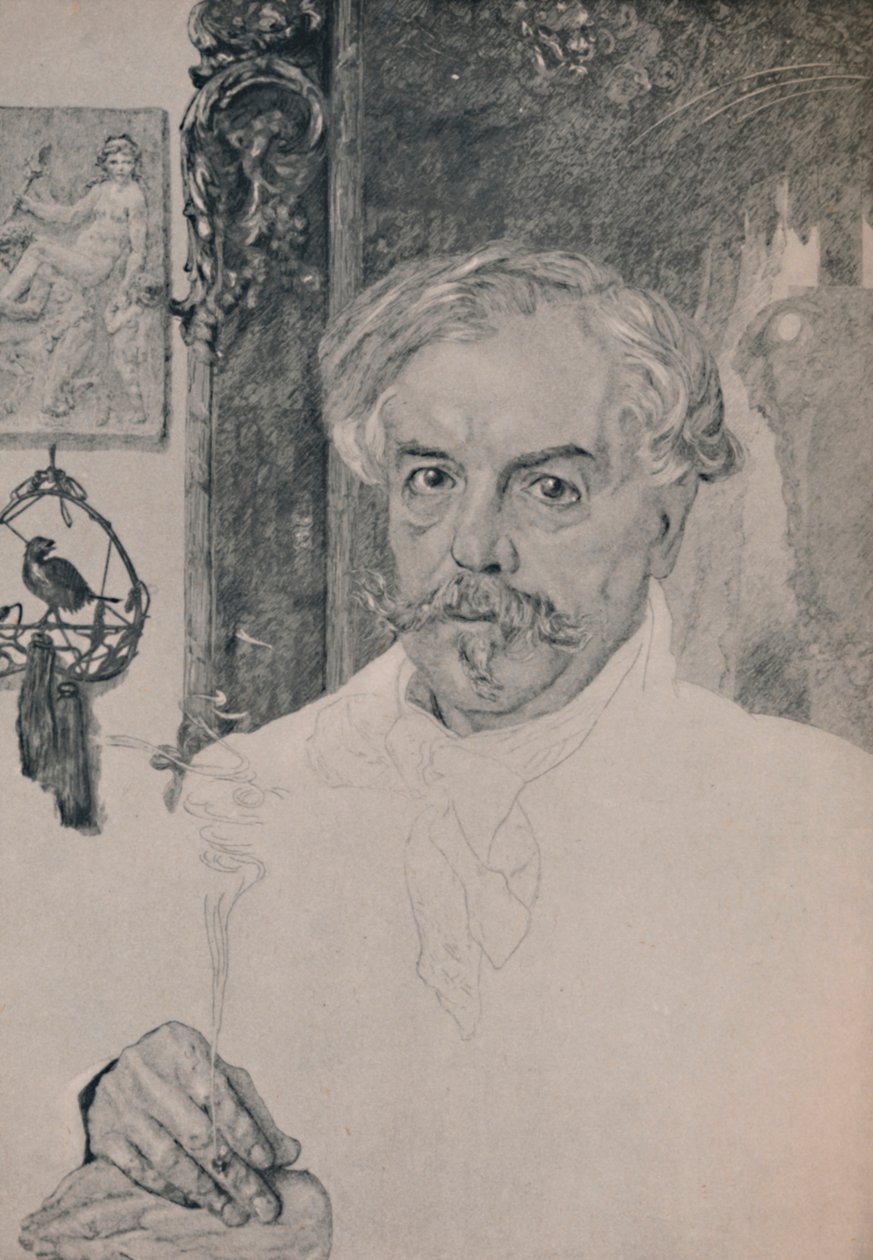 Portret Edmonda De Goncourta, 1882, 1946 autorstwa Felix Bracquemond