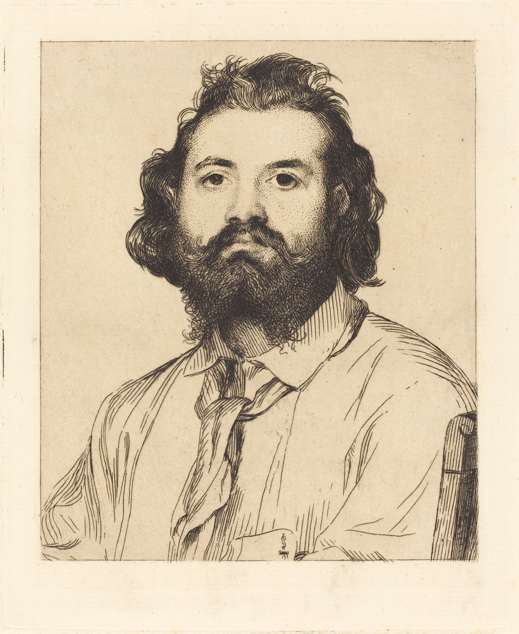 Zacharie Astruc autorstwa Felix Bracquemond