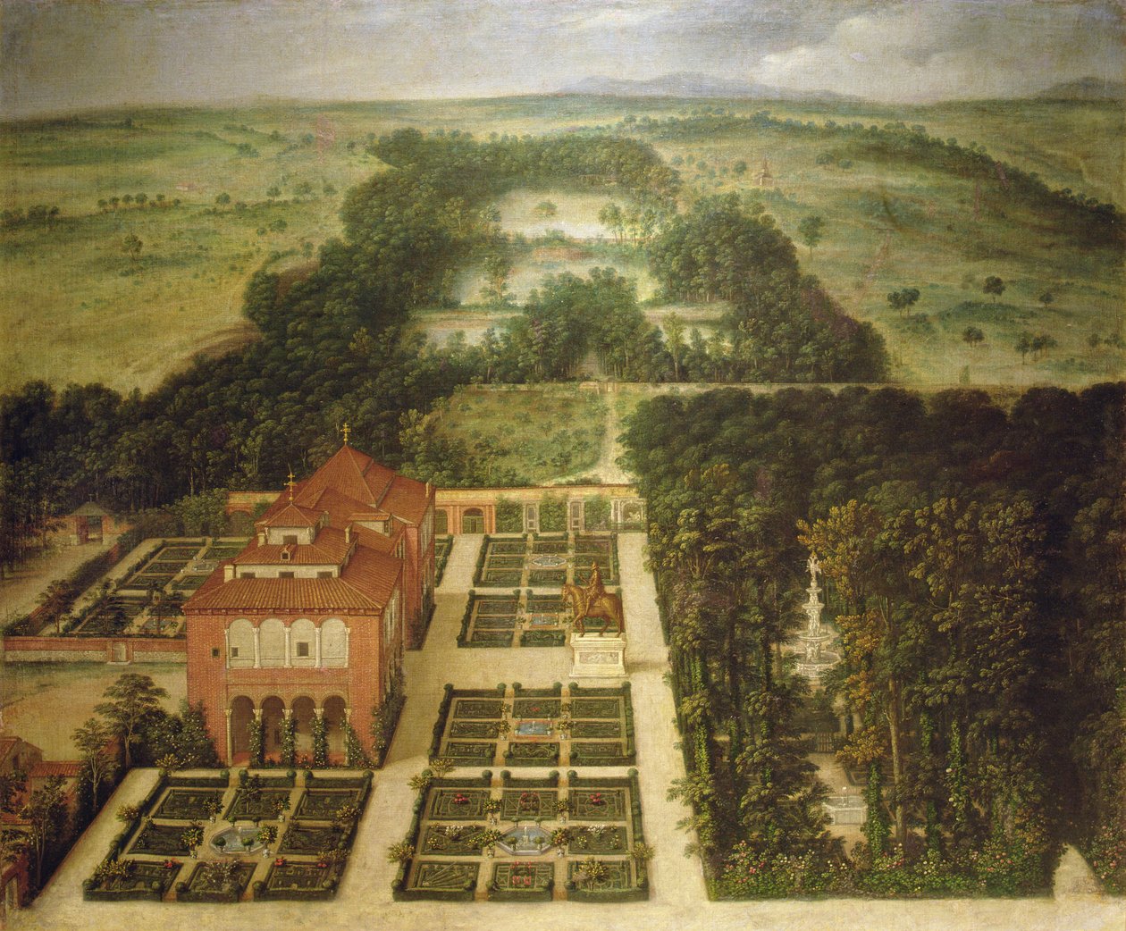Dom Wiejski, Madryt autorstwa Felix Castello