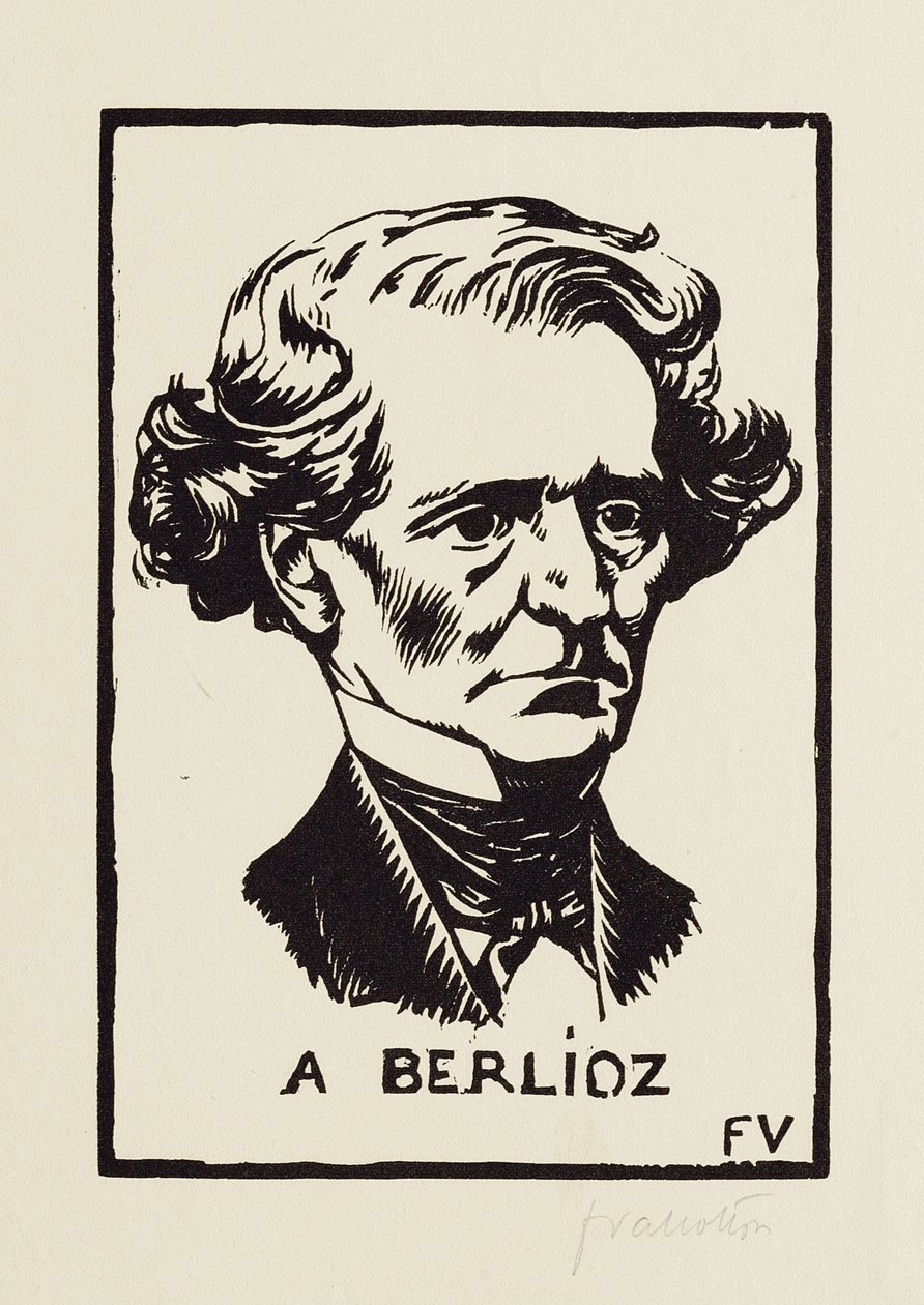 Berlioz, 1891 autorstwa Felix Edouard Vallotton