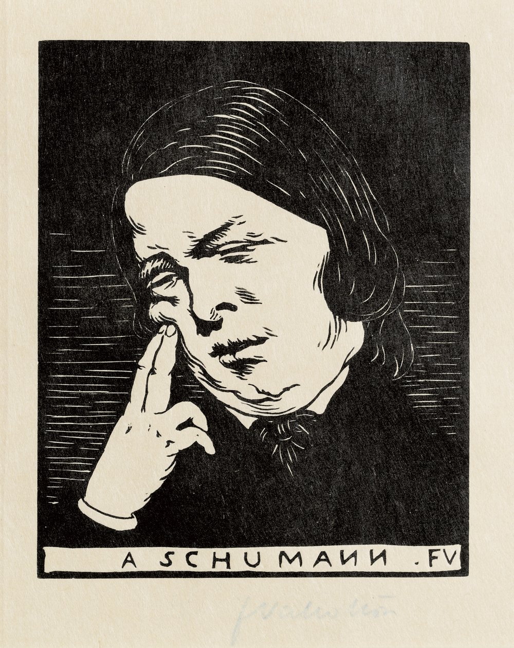 Schumann, 1893 autorstwa Felix Edouard Vallotton