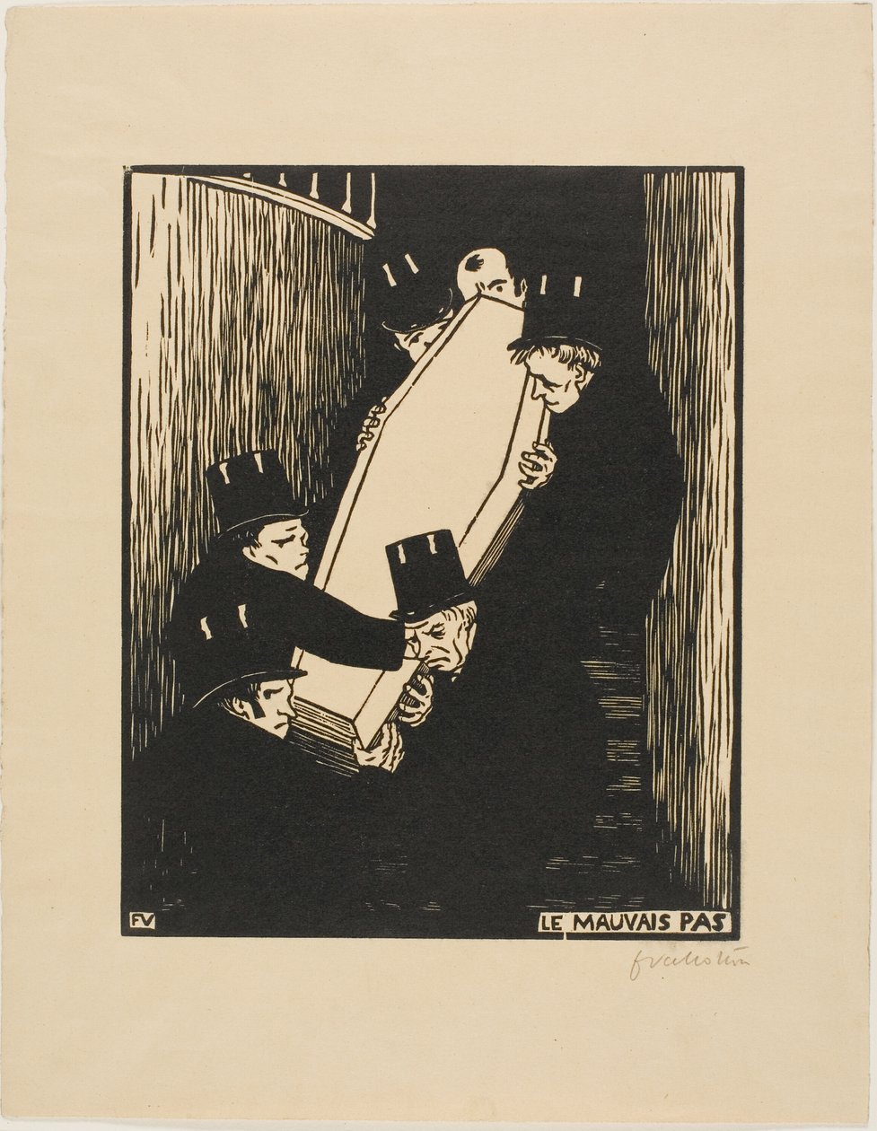Wąski kąt autorstwa Felix Edouard Vallotton