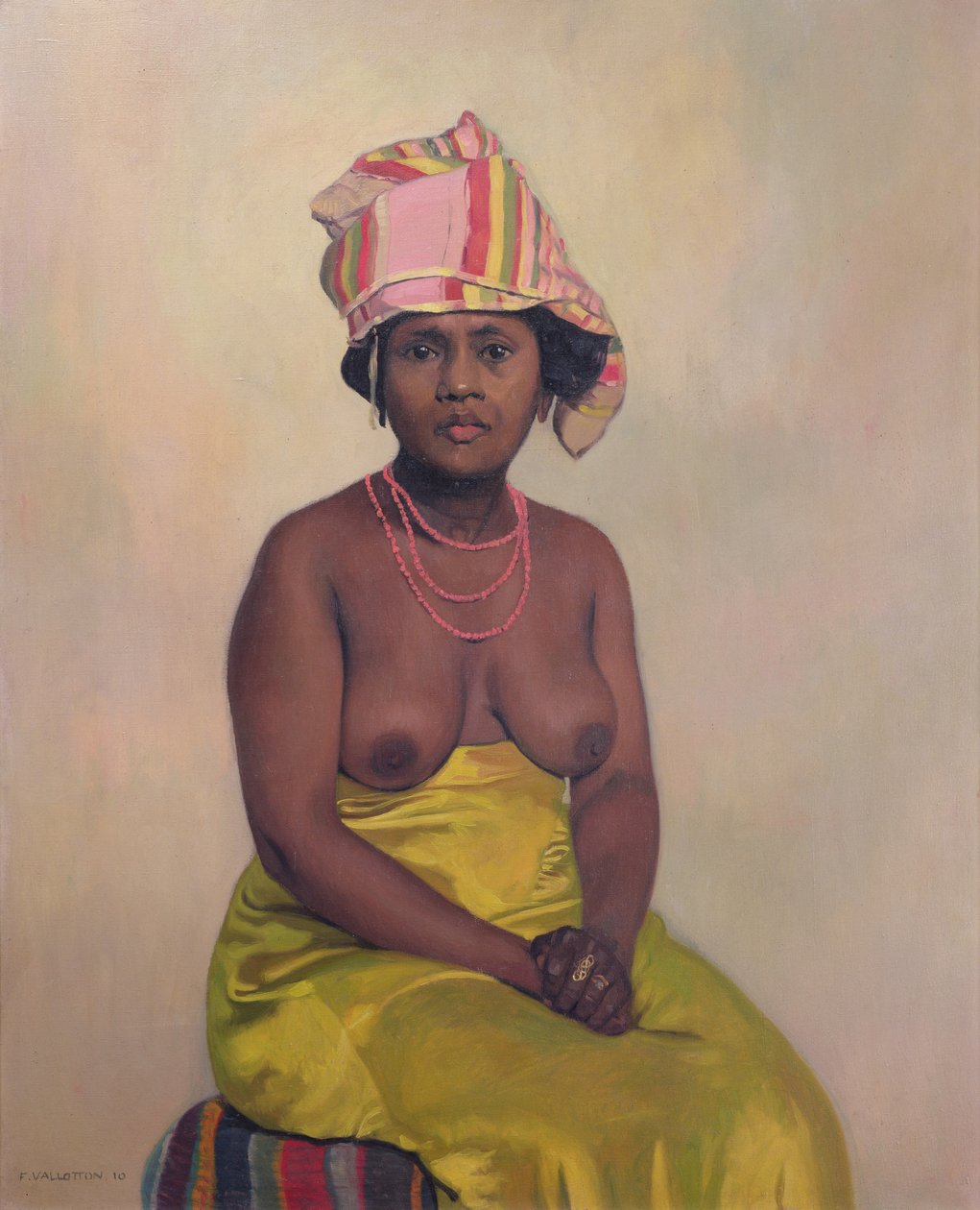 Afrykańska kobieta, 1910 autorstwa Felix Edouard Vallotton