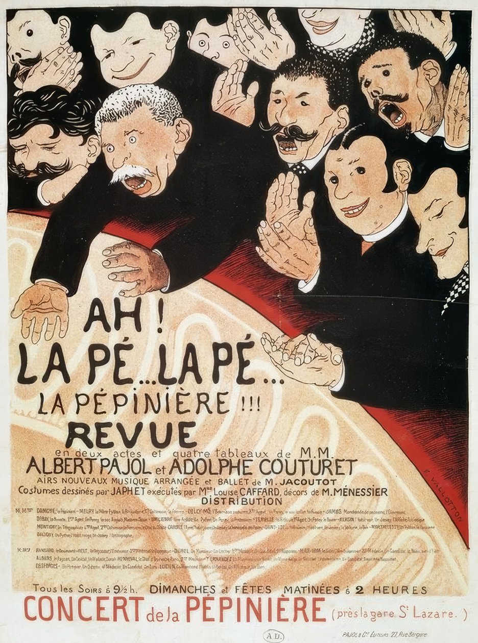 Ach! la Pé… la Pé .. la Pépiniére autorstwa Felix Edouard Vallotton