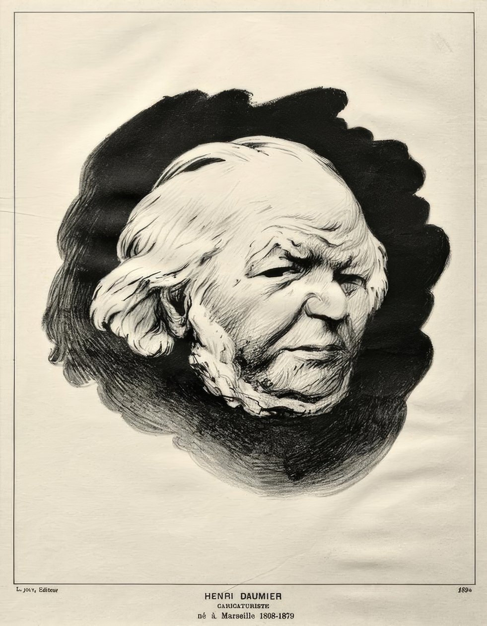 Portret Honoré Daumier autorstwa Felix Edouard Vallotton