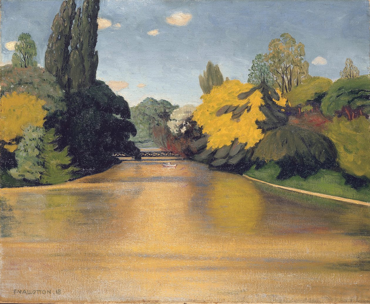 Lasek Buloński, Las św. Jakuba, 1918 r. autorstwa Felix Edouard Vallotton